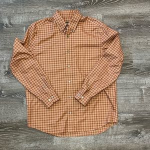 Mens Eddie Bauer Wrinkle and Stain free plaid shirt size M